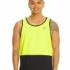 Lowes Shirts Traders Yellow & Navy Hi-Vis Singlet -Traders Country Sales 47551 01