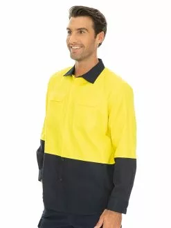 Shirts Lowes Long Sleeve Hi-Vis Shirt Yellow & Navy 8 Shirts Lowes Long Sleeve Hi-Vis Shirt Yellow & Navy -Traders Country Sales 47836 s lowes 1