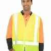 Vests Lowes Yellow Hi Vis Zip Thru Vest -Traders Country Sales 47997 f lowes 1 10