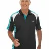 Casual Menswear Cougars Quik Dry Navy Spliced Polo