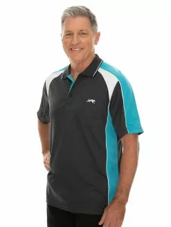 Casual Menswear Cougars Quik Dry Navy Spliced Polo -Traders Country Sales 48210 s lowes 1 2