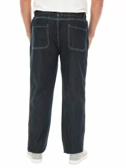 Street Jeans Pants Dark Blue - Elastic Waist -Traders Country Sales 48417 b lowes