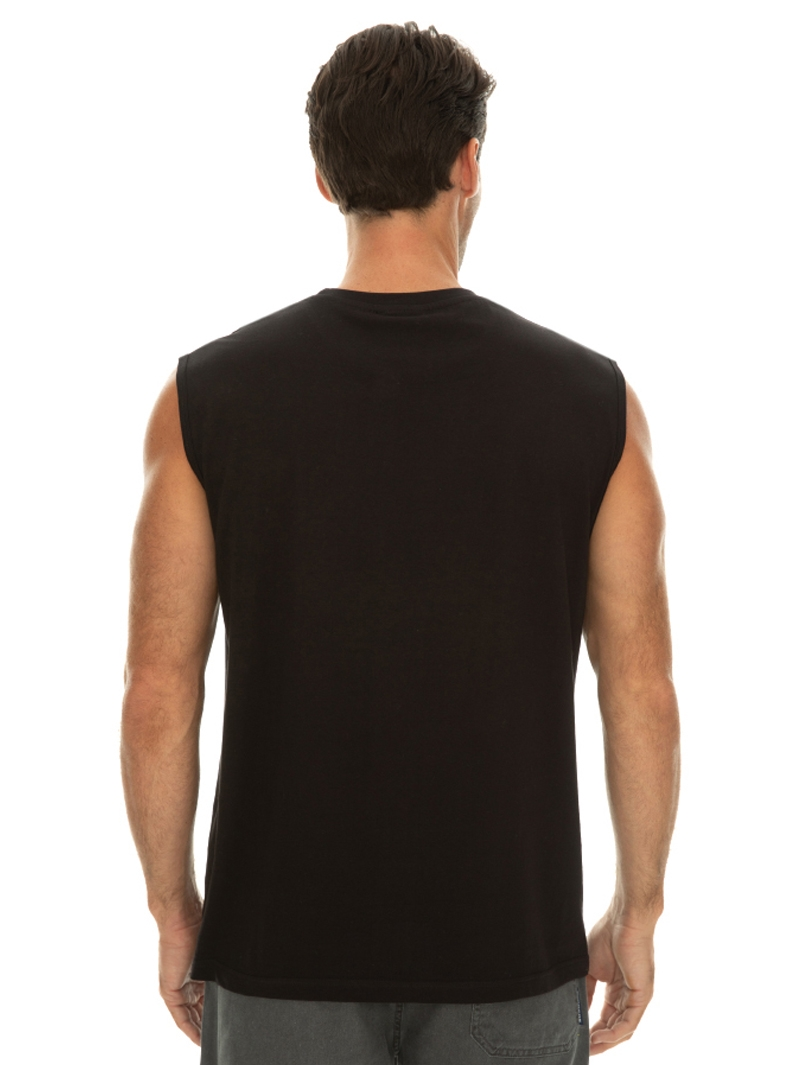 Singlets & Tanks Lowes Basic Cotton Jersey Black Muscle Top 5 Singlets & Tanks Lowes Basic Cotton Jersey Black Muscle Top - Image 3