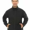 Jackets Elliotts Black Soft Shell Bonded Zip Up Jacket -Traders Country Sales 51710 f lowes 1 2