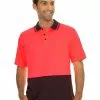 Shirts Traders Pink & Navy Cool Dry Hi-Vis Polo -Traders Country Sales 51771 f lowes 1 23