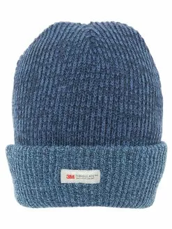 Lowes Headwear Thinsulate Twisted Yarn Blue Marle Beanie
