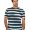 T-Shirts Lowes Navy Rainbow Stripe T-Shirt -Traders Country Sales 54015 f 1