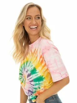 Prodigy Tops Mens Tie Dye T Shirt Rainbow -Traders Country Sales 55599 s f lowes