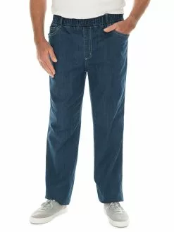 Street Jeans Pants Light Blue - Elastic Waist