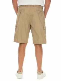 Elliotts Ripstop Cargo Shorts Beige - Elastic Waist -Traders Country Sales 56558 b 1