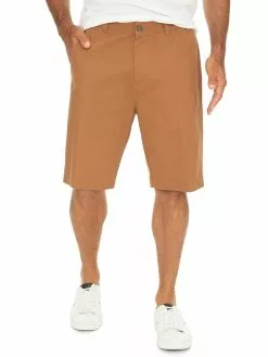 Traders Stretch Canvas Shorts Brown