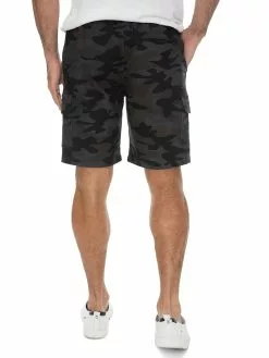 Lowes Camo Cargo Shorts Black - Elastic Waist 7 Lowes Camo Cargo Shorts Black - Elastic Waist -Traders Country Sales 56732 b
