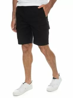 Lowes Cargo Shorts Black - Elastic Waist -Traders Country Sales 56747 s