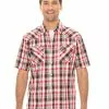 Shirts Traders Red Check Short Sleeve Shirt -Traders Country Sales 56796 f lowes