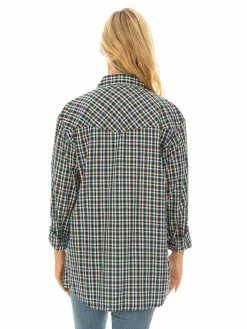 Tops Traders Blue Check Unisex Long Sleeve Shirt -Traders Country Sales 56799 b lowes 2