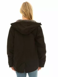Unisex Clothing Prodigy Black Sherpa Lined Zip Hooded Unisex Jacket -Traders Country Sales 57120 b lowes