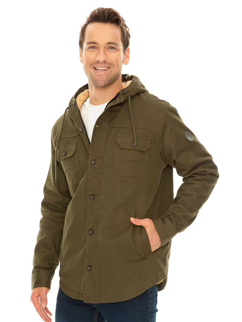 Jackets Prodigy Green Sherpa Lined Hooded Jacket 4 Jackets Prodigy Green Sherpa Lined Hooded Jacket - Image 2