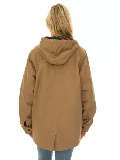 Tops Prodigy Taupe Printed Sherpa Lined Unisex Hooded Jacket -Traders Country Sales 57123 b lowes 2