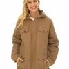 Tops Prodigy Taupe Printed Sherpa Lined Unisex Hooded Jacket 2 Tops Prodigy Taupe Printed Sherpa Lined Unisex Hooded Jacket -Traders Country Sales 57123 f lowes 3