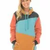 Tops Lowes Fleece Popover Hoodie In Multi Coloured Spliced Unisex -Traders Country Sales 57180 f 2 lowes 2