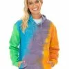Prodigy Unisex Multi Colour Tie Dye Popover Hoodie -Traders Country Sales 57195 f lowes 2
