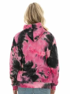 Tops Prodigy Unisex Black Pink Tie Dye Popover Hoodie -Traders Country Sales 57200 b lowes 1 1