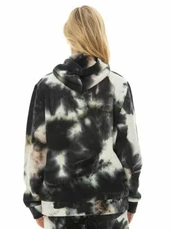 Tops Prodigy Unisex Black White Tie Dye Popover Hoodie -Traders Country Sales 57211 b lowes