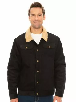 Jackets Prodigy Navy Sherpa Lined Corduroy Jacket