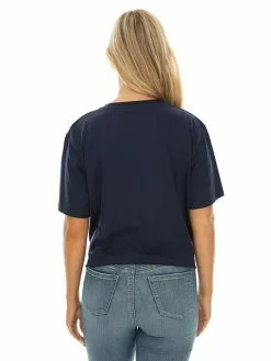 Outer Peak Tops Unisex Printed T-Shirt Navy -Traders Country Sales 57692 b f