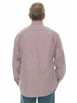 Shirts Bisley Countryman Red Long Sleeve Shirt -Traders Country Sales 58098 b lowes