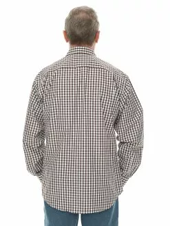 Shirts Bisley Countryman Brown Long Sleeve Shirt -Traders Country Sales 58099 b lowes