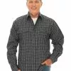 Shirts Bisley Countryman Navy Long Sleeve Shirt -Traders Country Sales 58100 f lowes
