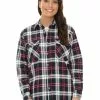 Tops Lowes Unisex Black & Pink Flannelette Shirt 1 Tops Lowes Unisex Black & Pink Flannelette Shirt -Traders Country Sales 58123 l f 3 lowes