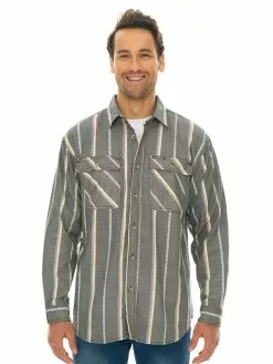 Shirts Lowes Unisex Multi Coloured Stripe Flannelette Shi