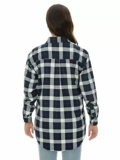 Tops Lowes Unisex Navy Check Flannelette Shirt 7 Tops Lowes Unisex Navy Check Flannelette Shirt -Traders Country Sales 58134 l b lowes