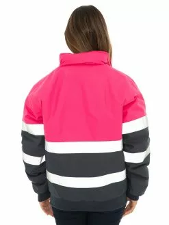 Winter Wear Traders Pink & Navy Hi Vis Jacket 14 Winter Wear Traders Pink & Navy Hi Vis Jacket -Traders Country Sales 58156 b 1