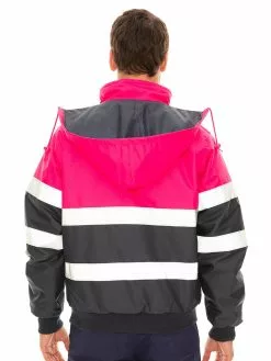 Winter Wear Traders Pink & Navy Hi Vis Jacket 15 Winter Wear Traders Pink & Navy Hi Vis Jacket -Traders Country Sales 58156 b lowes