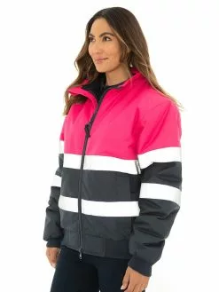 Winter Wear Traders Pink & Navy Hi Vis Jacket 11 Winter Wear Traders Pink & Navy Hi Vis Jacket -Traders Country Sales 58156 s 1