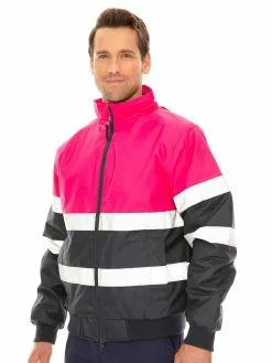Winter Wear Traders Pink & Navy Hi Vis Jacket 12 Winter Wear Traders Pink & Navy Hi Vis Jacket -Traders Country Sales 58156 s lowes
