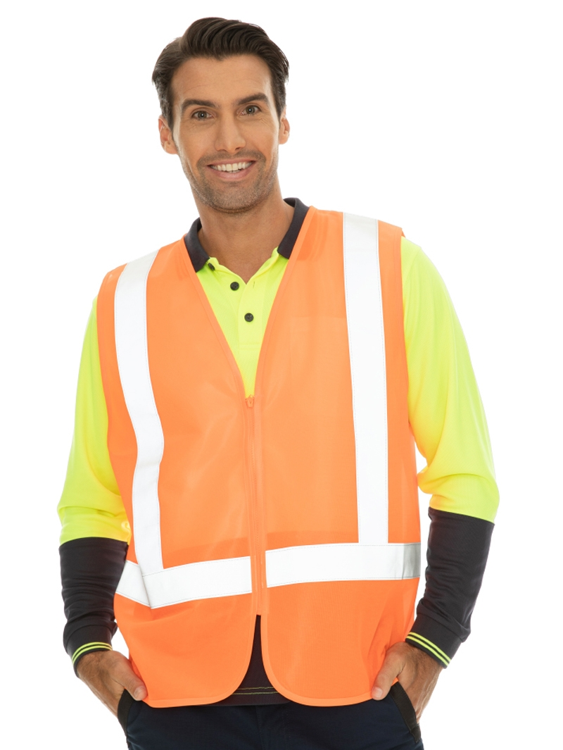 Vests Lowes Hi-Vis Orange Zip Vest 3 Vests Lowes Hi-Vis Orange Zip Vest