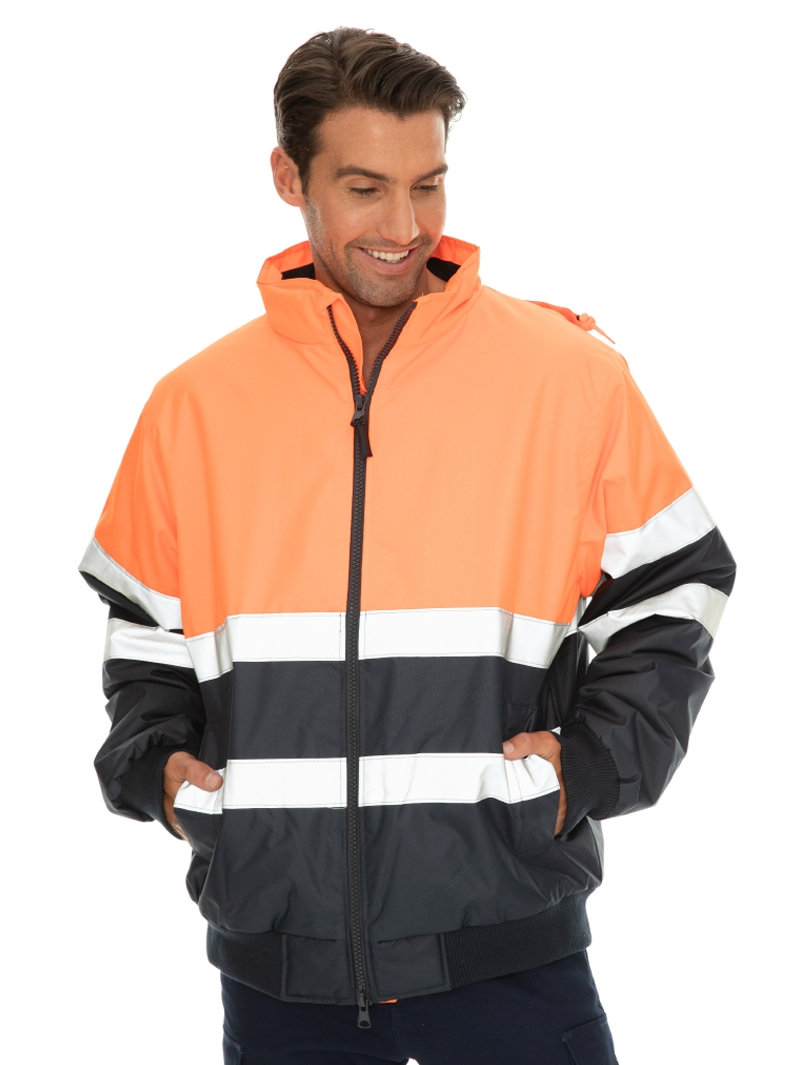 Winter Wear Lowes Oxford Hi-Vis Orange Jacket 4 Winter Wear Lowes Oxford Hi-Vis Orange Jacket - Image 2