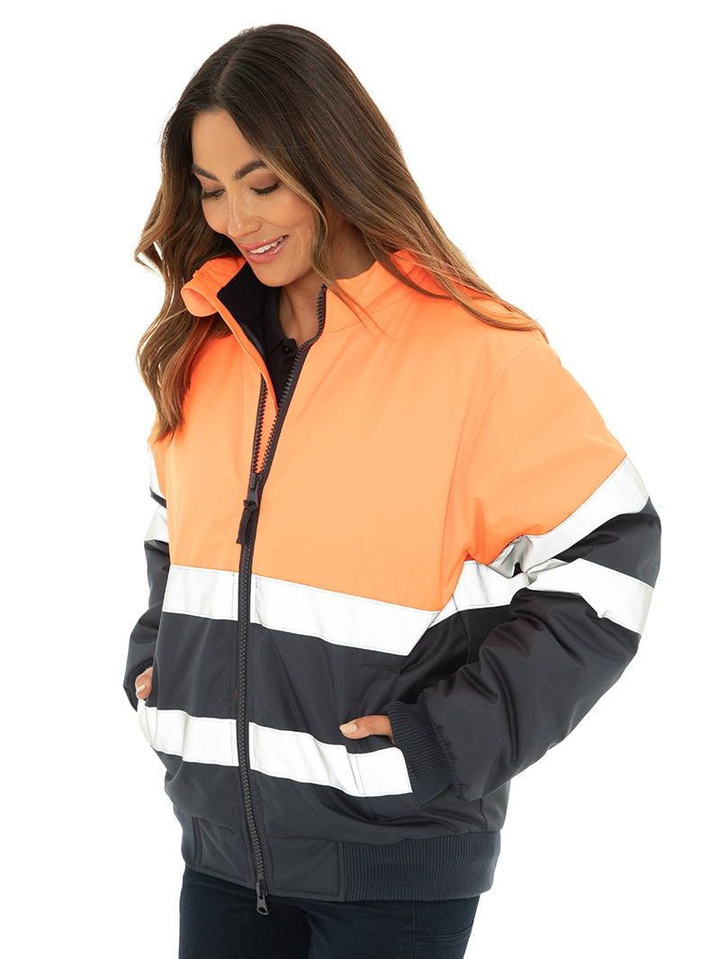 Winter Wear Lowes Oxford Hi-Vis Orange Jacket 6 Winter Wear Lowes Oxford Hi-Vis Orange Jacket - Image 4