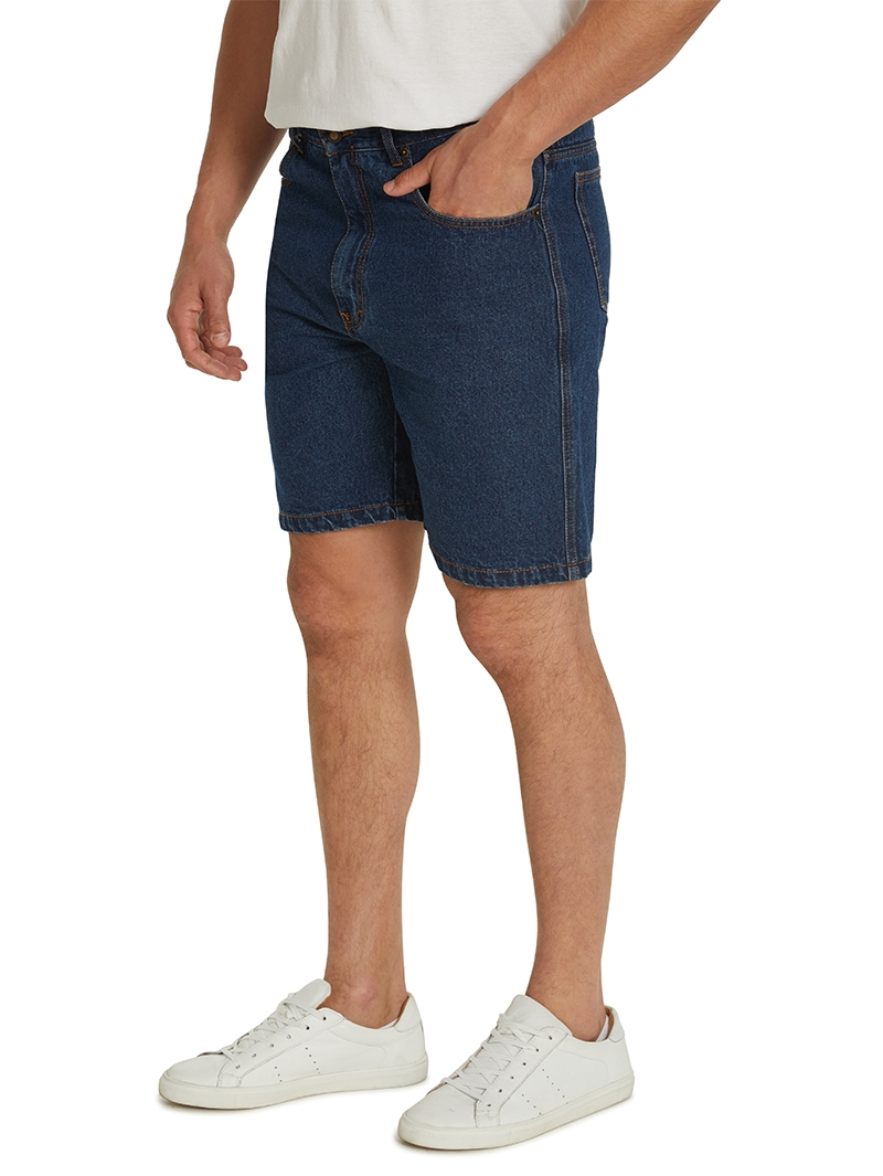 Street Cotton Jean Shorts Blue 4 Street Cotton Jean Shorts Blue - Image 2