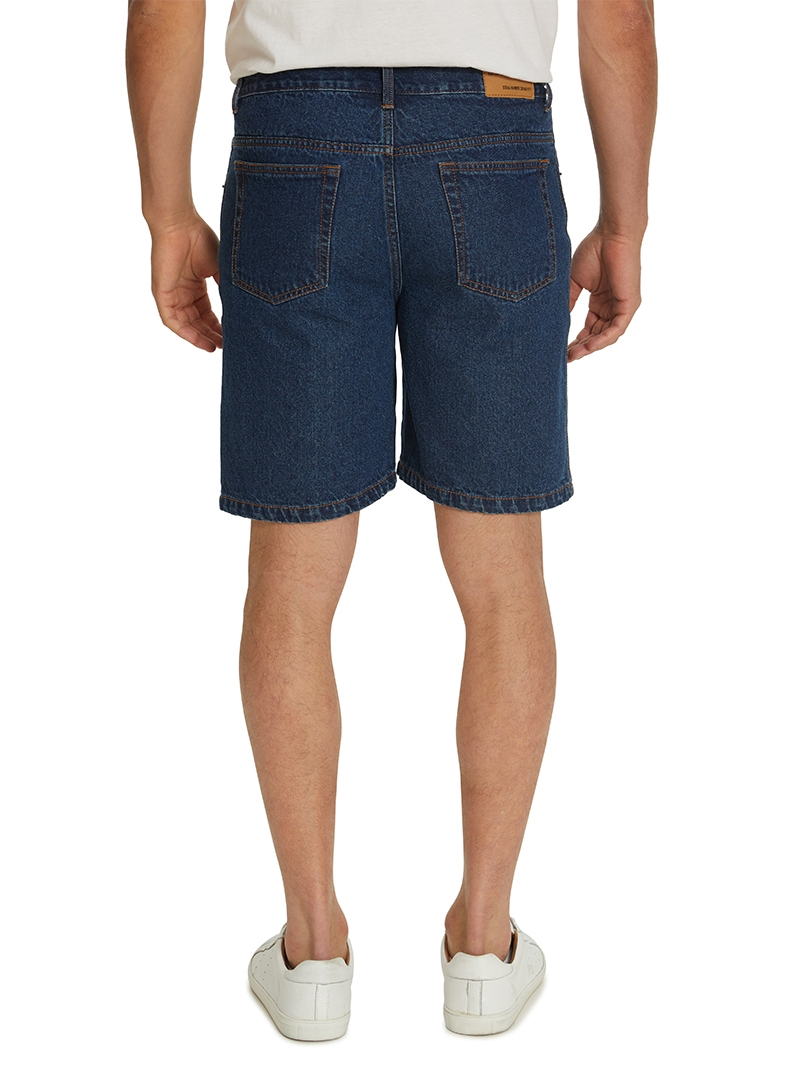 Street Cotton Jean Shorts Blue 5 Street Cotton Jean Shorts Blue - Image 3
