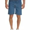 Street Cotton Jean Shorts Light Blue