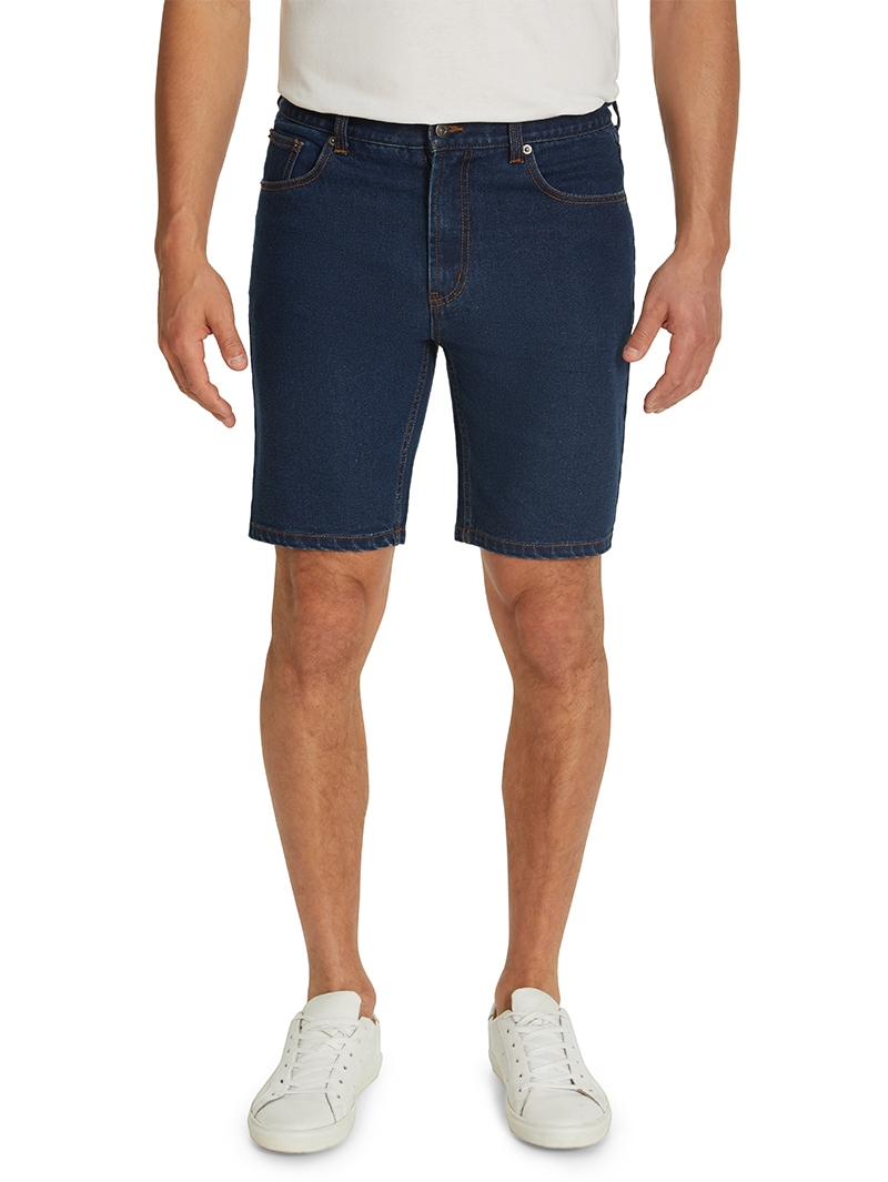 Traders Stretch Jean Shorts Dark Blue 3 Traders Stretch Jean Shorts Dark Blue
