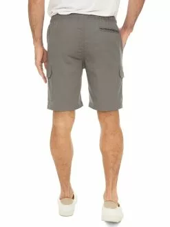Lowes Cargo Shorts Grey - Elastic Waist -Traders Country Sales 58721 b