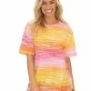 Tops Prodigy Pink& Yellow Unisex T-Shirt -Traders Country Sales 58725 f lowes