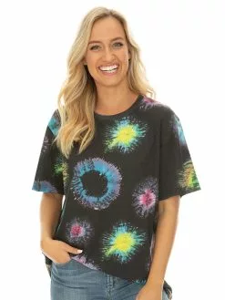 Prodigy Tops Unisex Black Printed T-Shirt