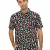 Prodigy Shirts Short Sleeve Print Shirt Neon Flamingo -Traders Country Sales 58869 f lowes 1 6